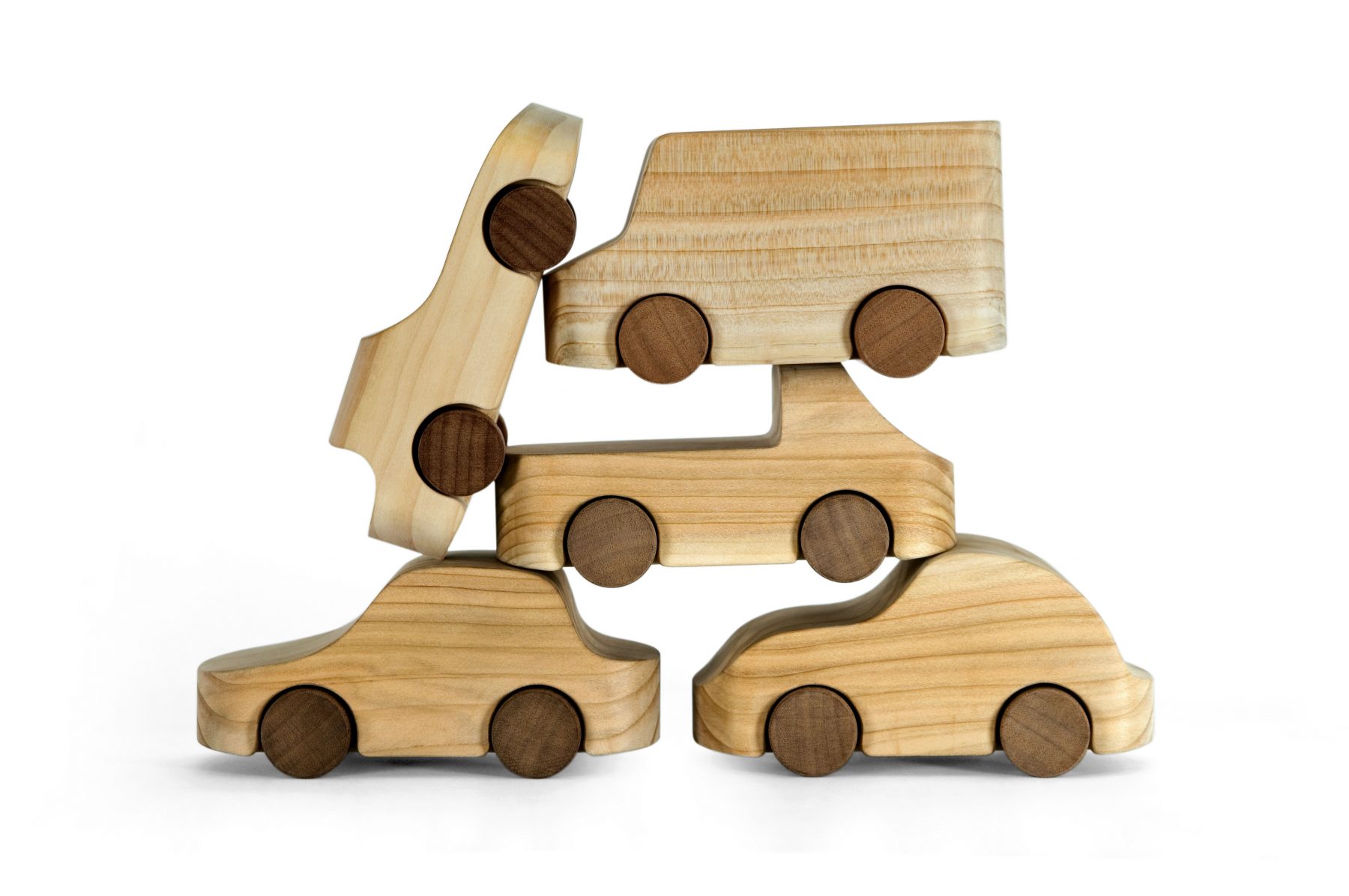 Matteo Ragni TobeUs wooden toy cars